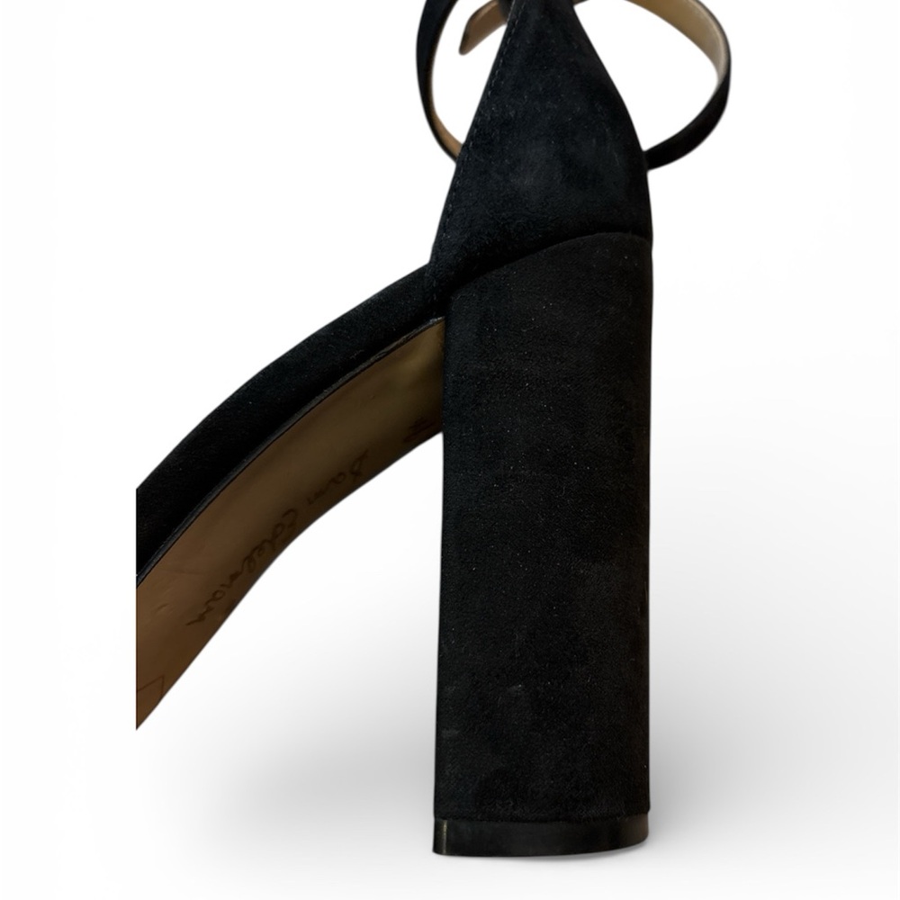 ✨ Sam Edelman Black Suede Ankle-Strap Heels ✨ - Picture 9 of 12